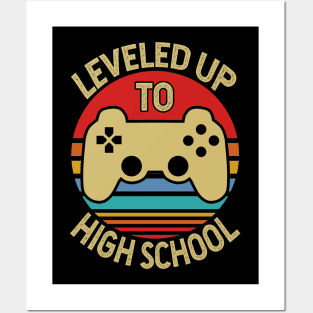 high school to high school gamer graduation Posters and Art